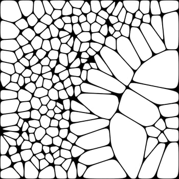 Abstract geometric voronoi grid pattern wallpaper design vector