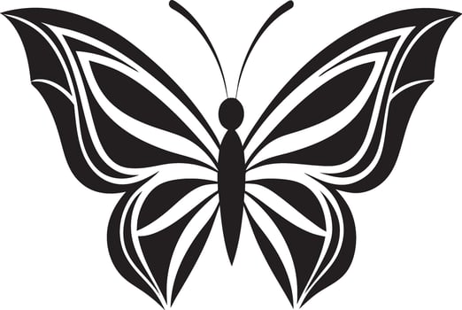 butterfly tattoo design vector