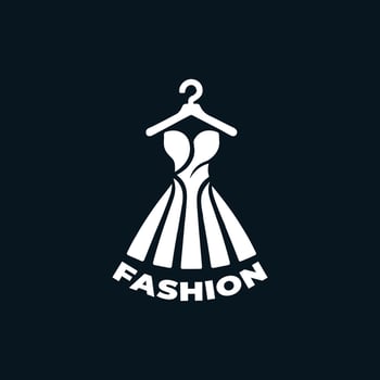 a flat logo for a fashion brand vector