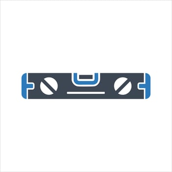 Spirit level icon. Building level icon vector