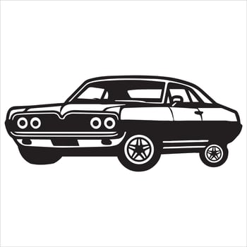 Classic Automobile Illustration for Vintage Car Lovers vector