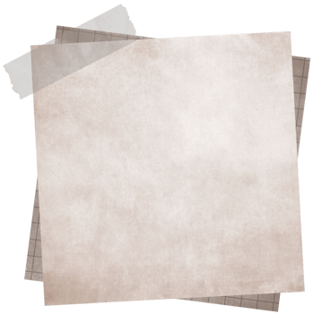 Vintage Blank Paper Memo Note png