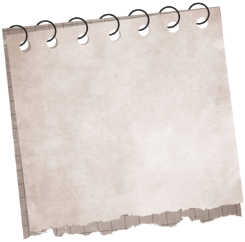 Vintage Blank Memo Paper png