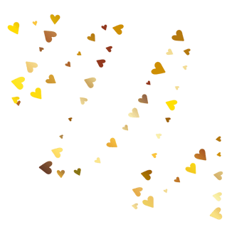 Golden shiny glitter. Decorative element for wedding or birthday png