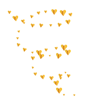 Golden shiny glitter spiral png