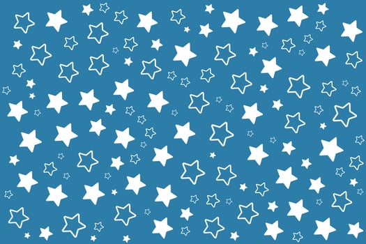 stars seamless pattern design for background vector
