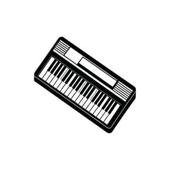Piano Instruments Clipart Design vector