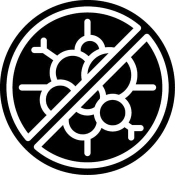 No virus sign illustration vector