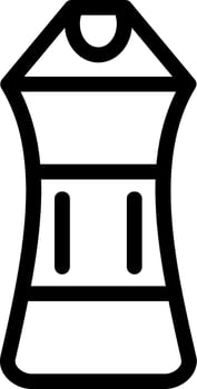 Shampoo Line Icon vector
