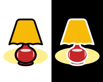 Decorative lamps with vintage charm, evoking nostalgia and adding character to classic or retro-themed rooms vector