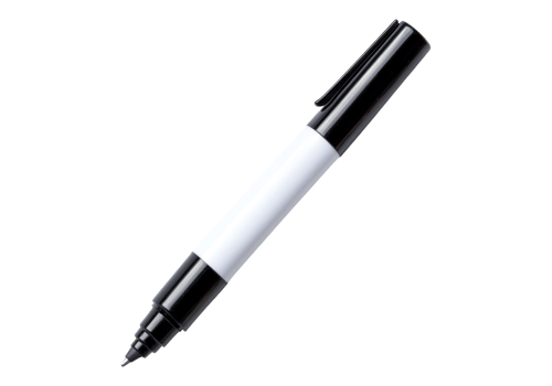 Photo of dry eraser marker . Transparent background. Isolated . png