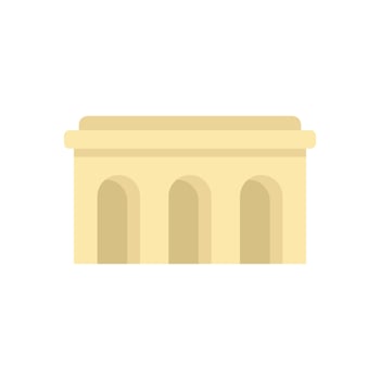 Triumphal arch standing on solid ground as a symbol of victory and achievement vector