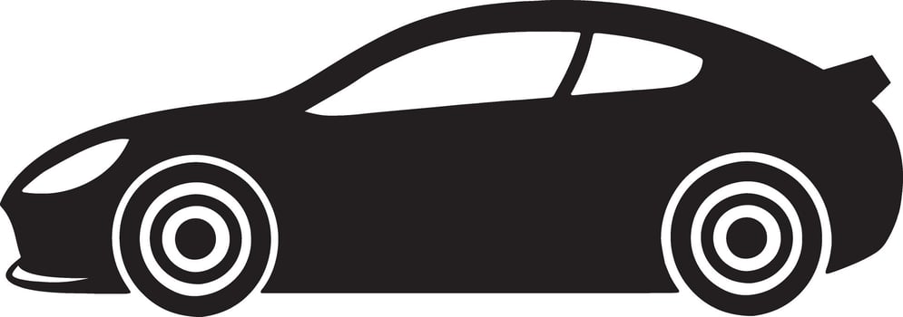 Car icon. Simple and detailed auto symbol in different styles. Automobile illustration. Vehicle sign. Black Symbols - Cartoon Cars. Black car graphic design concept. vector