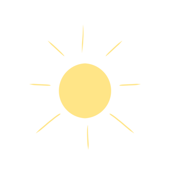 sun icon on transparent background png