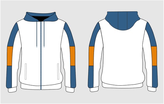 Hoodie Template Art vector