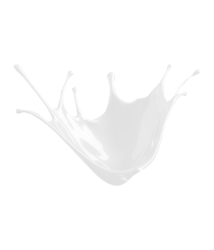 White Color Splash Milk png