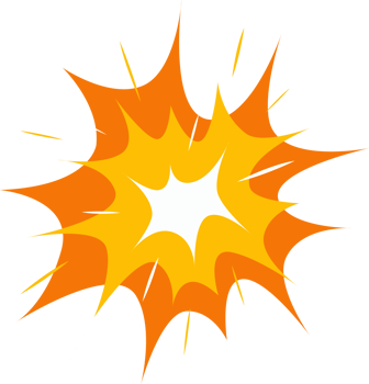 smoke bomb gas star bubble cartoon illustration design for decorate promotion sale price png