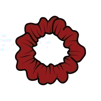 Versatile Hair Elastic Clip Art for Stylish Designs vector