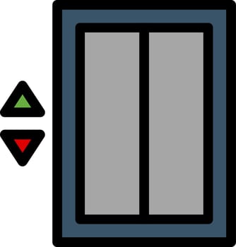Elevator Line Icon vector