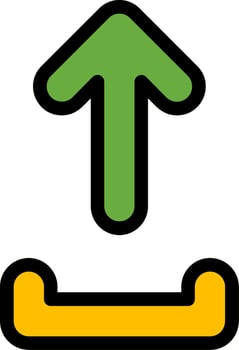 Upload Line Icon vector