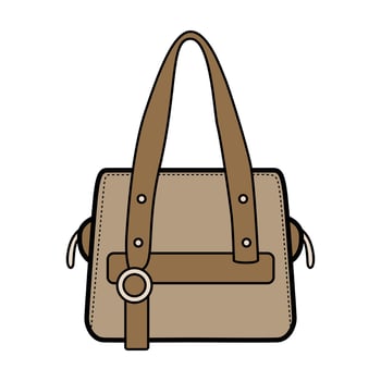 Elegant Handbag Clip Art for Fashionable Design Projects vector