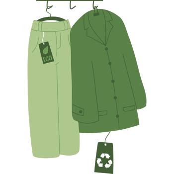 Sustainable Fashion eco-friendly apparel png
