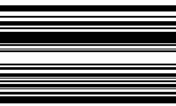 Geometric stripes seamless pattern with horizontal lines in varied colours, creating an abstract background. Ideal for textile design, wallpaper, or graphic prints. vector