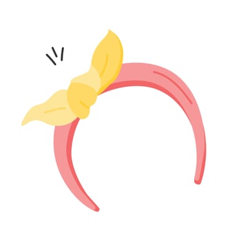 Customizable icon of headband in modern style vector