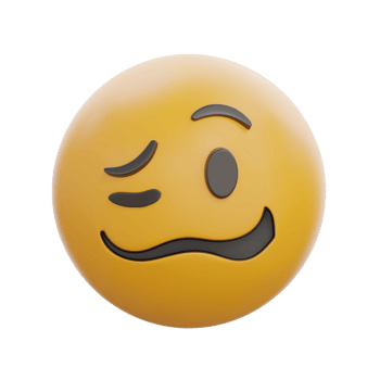 3D Woozy Face Emoji Emoticon Icon png