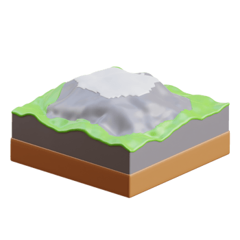 3D Ben Nevis Scotland Mountain Model png