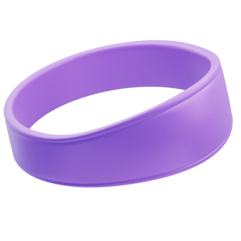 3D Purple Sports Headband for Badminton png