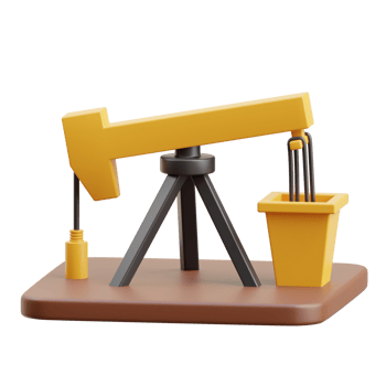 3D Oil Pump Jack in United Arab Emirates png