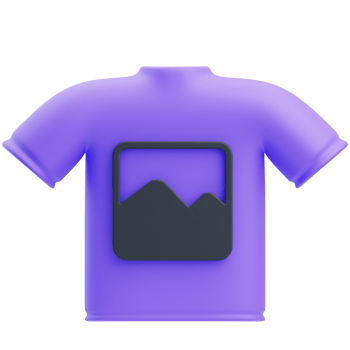 3D Vibrant Color Graphic Printed T-Shirt png