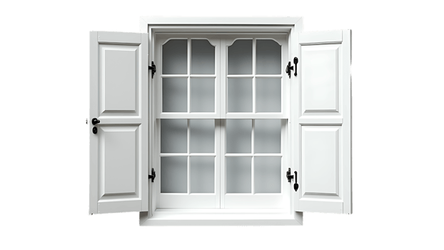 Isolated modern office window, perfect for illustrating themes of openness and light in interior spaces. png