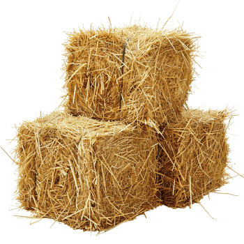 Stack of hay bales png