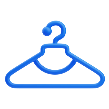 3D Clothing Hanger for Sewing Projects png