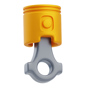 3D Engine Piston for Car Garage Systems png