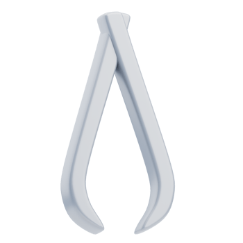 3D Professional Barbershop Tweezers Tool Design png