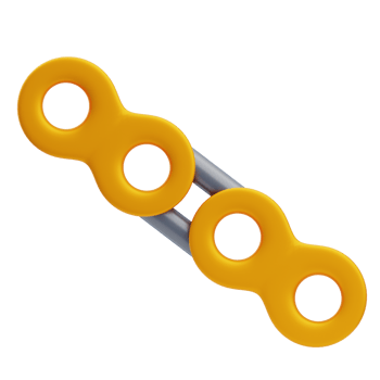 3D Car Garage Chain Link Mechanism png