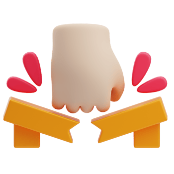 3D Martial Arts Fist Breaking Boards png