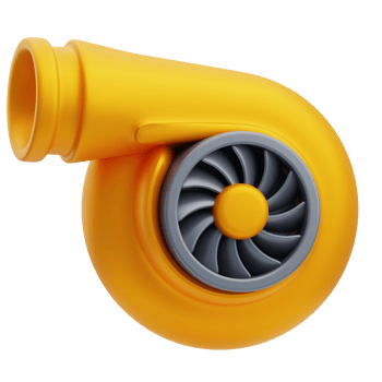 3D Car Turbocharger Boost Device Garage png