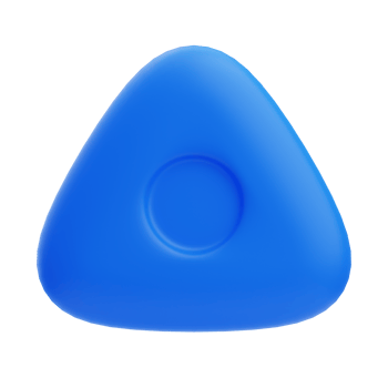 Blue 3D Tailor Chalk in Triangle Shape png
