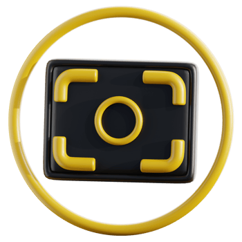 3D Camera Focus Indicator for Photography png