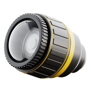 3D Digital Camera Lens for Photography png