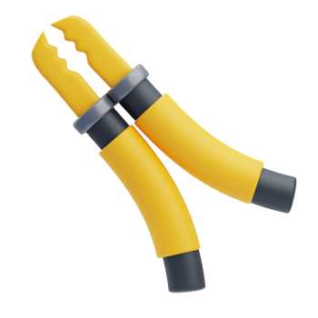 3D Electrical Jumper Cable Clamps png