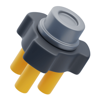 3D Electric Laser Diode Component Icon png
