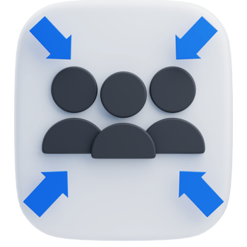 3D Group Meeting Point Icon For Immigrants png