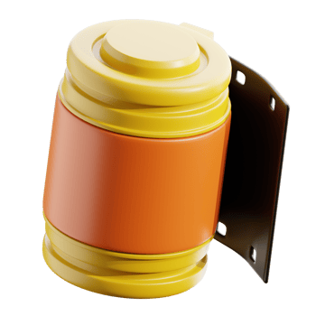 3D Film Roll Photography Icon High-Quality Illustration png