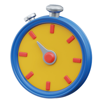 3D Stopwatch for Business Time Management png