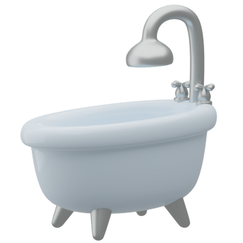 Modern Bathtub For Real Estate Illustration png